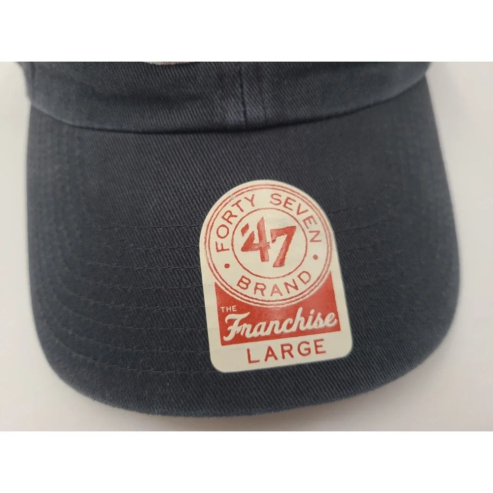 Kansas State University Wildcats 47 Brand Franchise Fitted‎ L Hat Cap NCAA Black
